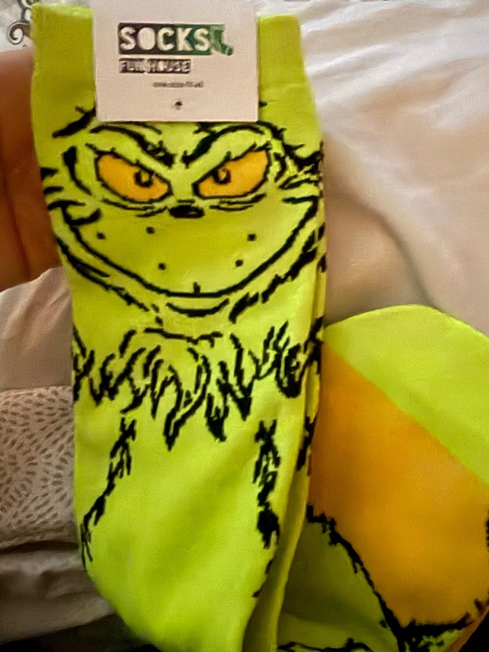CHRISTMAS SOCKS! 🎄 Full Size Long Green Grinch Socks